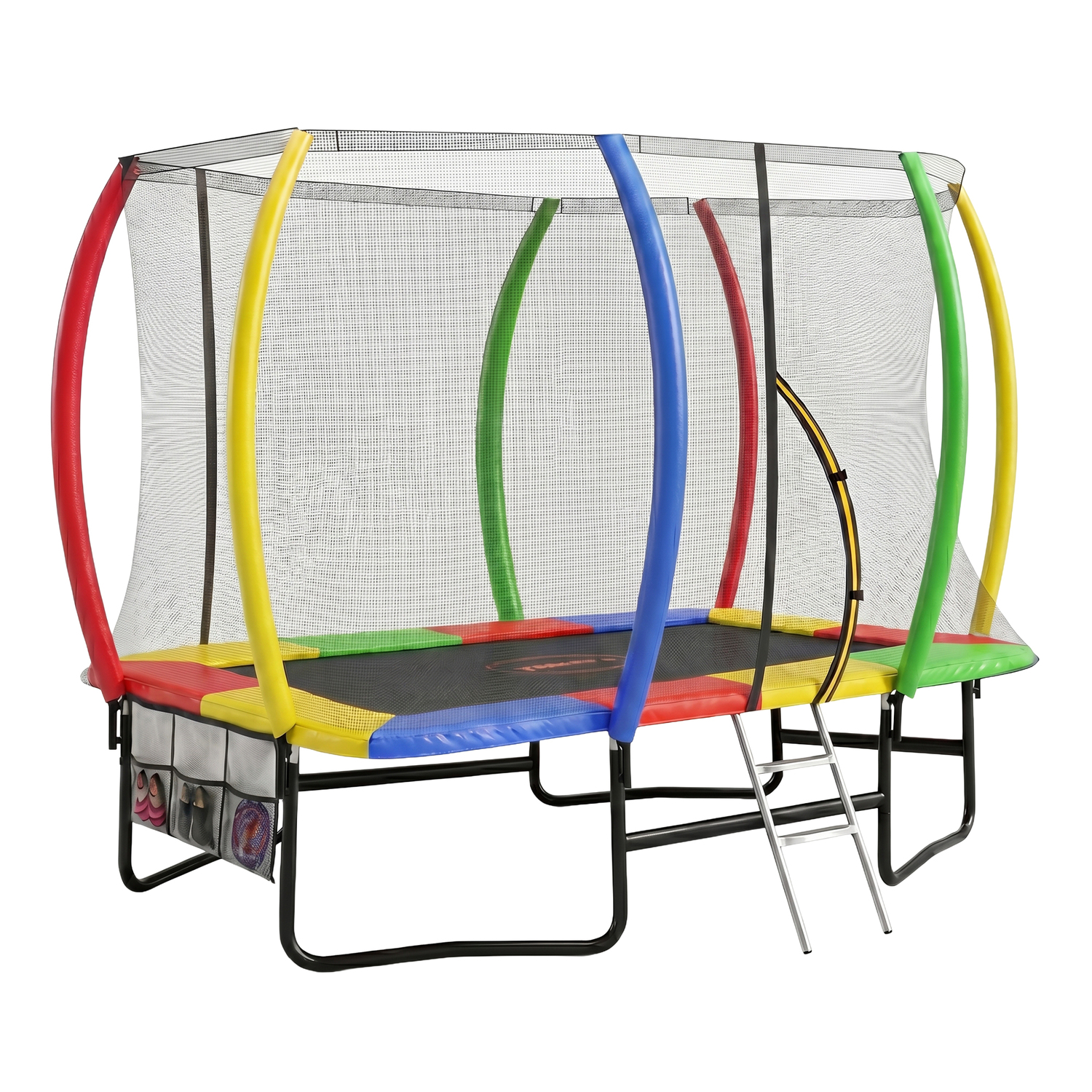 Kahuna 9ft Steel Trampoline with Basketball Set