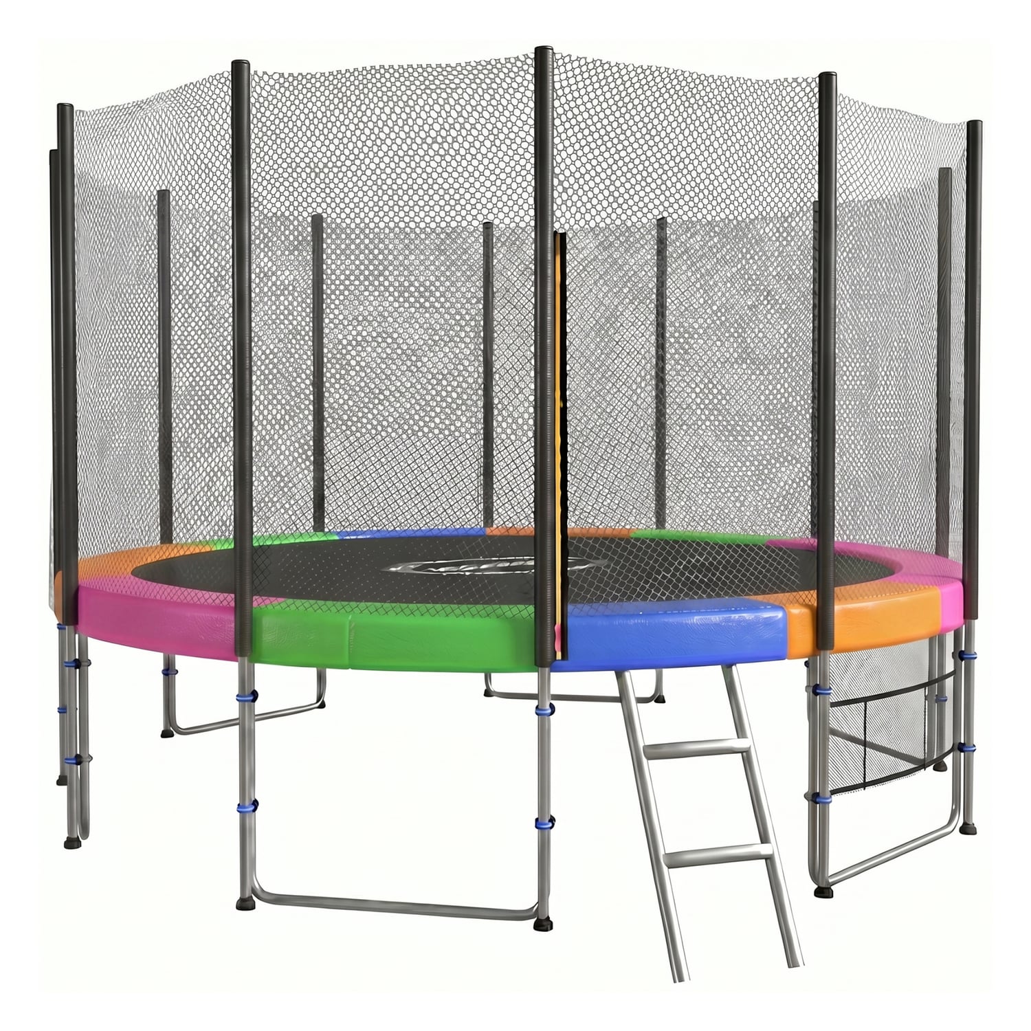 Kahuna Oval Trampoline with Basketball Set