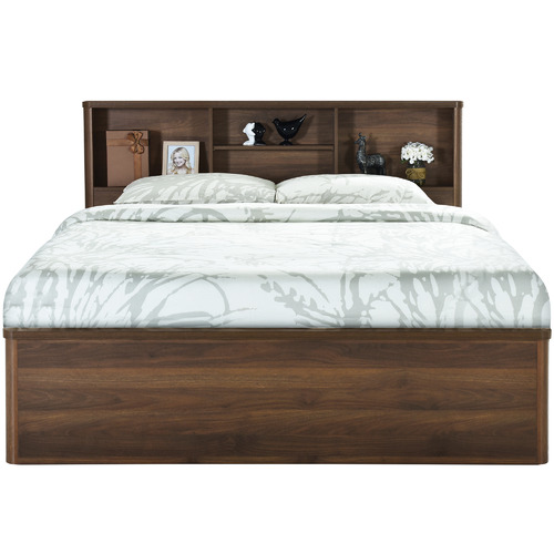 Queen Size Bookcase Bed Hot 57, Solid Wood Queen Bed With Bookcase Headboard