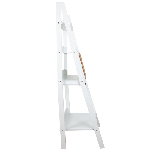 Kodu White Ladder Shelf with FoldDown Desk & Reviews Temple & ster