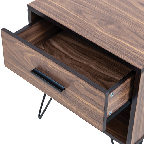 Kodu Walnut Melvin Side Table & Reviews Temple & Webster