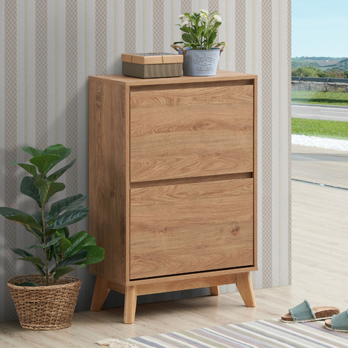 Core Living Anderson 2 Tier Shoe Cabinet | Temple & Webster