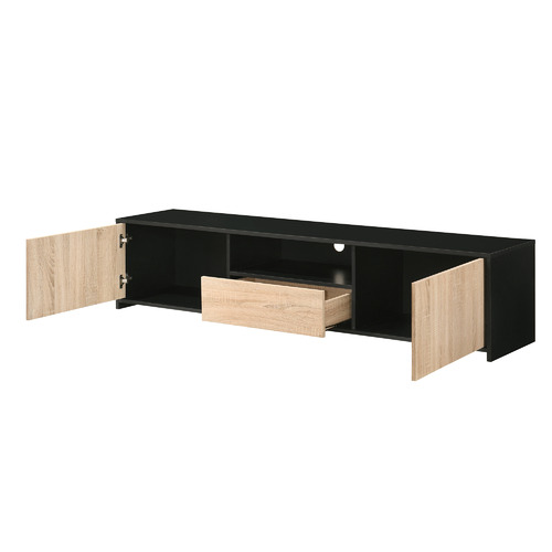Black Lee Entertainment Unit with Drawer