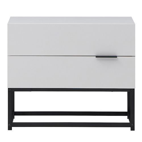 Core Living White Jeremy Bedside Table Temple & ster