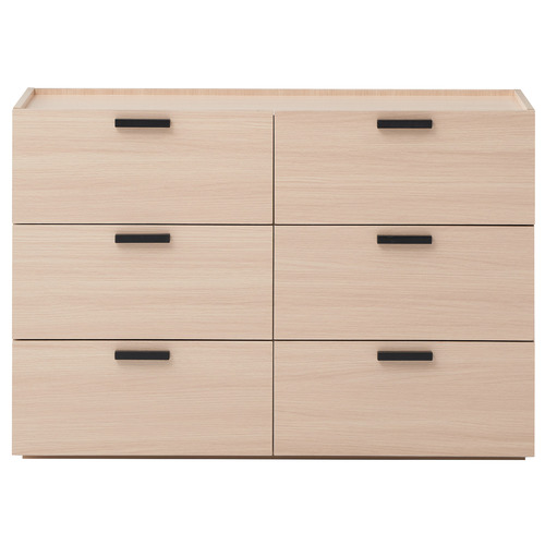 Light Oak Marriott 6 Drawer Chest