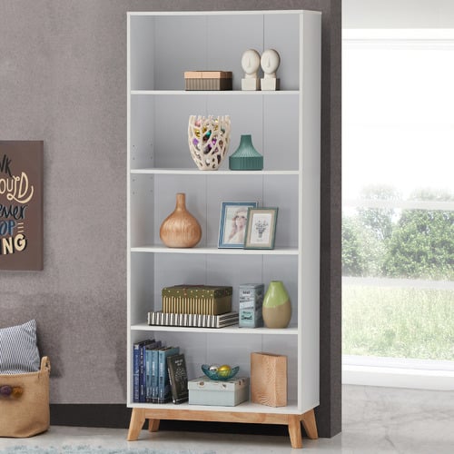 White Thompson 5 Tier Shelf