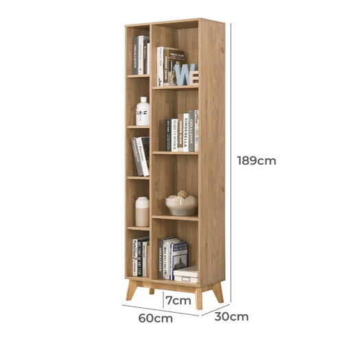 Core Living Anderson 9 Shelf Bookcase Temple & ster