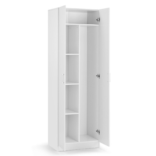 Core Living Vanica 2 Door Tall Storage, Tall Cupboard With Shelves And Doors Ikea