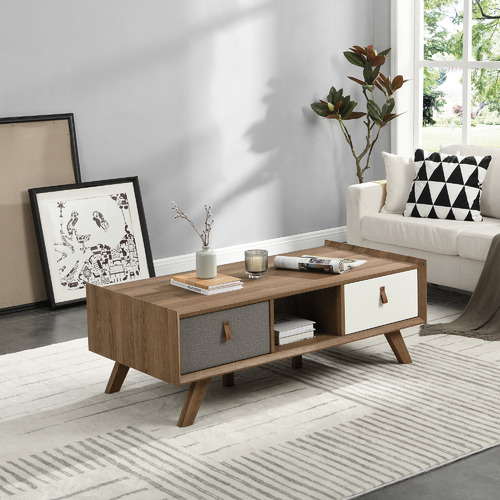 Core Living Diana 2 Drawer Coffee Table | Temple & Webster