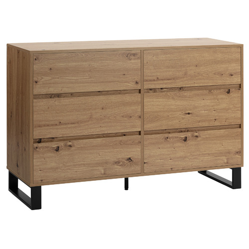 Natural Cohen 6 Drawer Chest