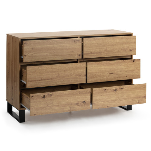 Natural Cohen 6 Drawer Chest