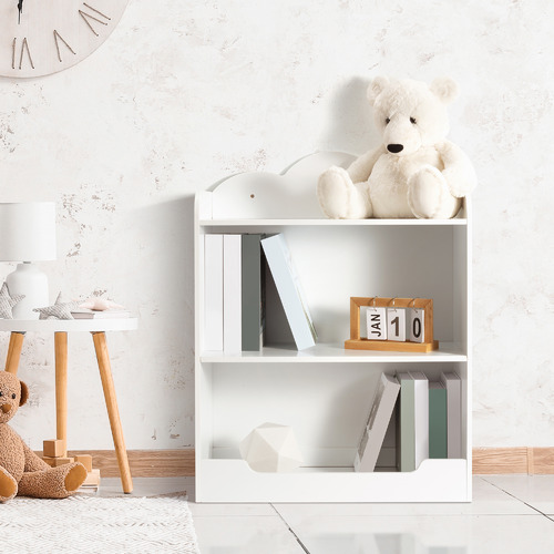 Kids' White Cloud Bookcase