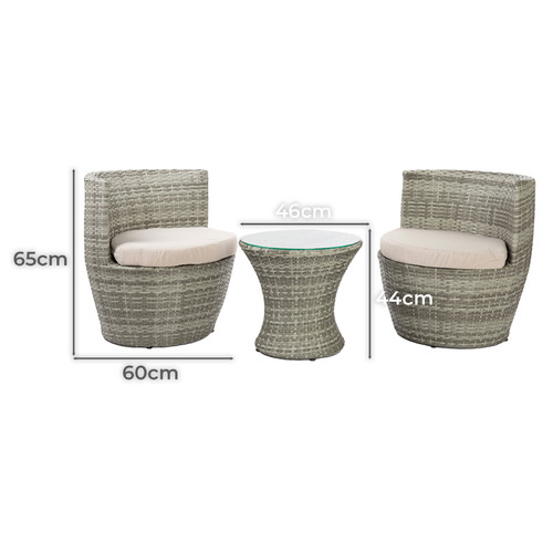 2 Seater Quincy Outdoor Lounge Set