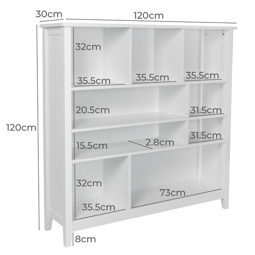 Core Living Glacier MultiFunctional Bookcase Temple & ster
