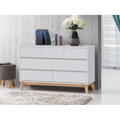 Core Living Anderson 7 Drawer Chest | Temple & Webster