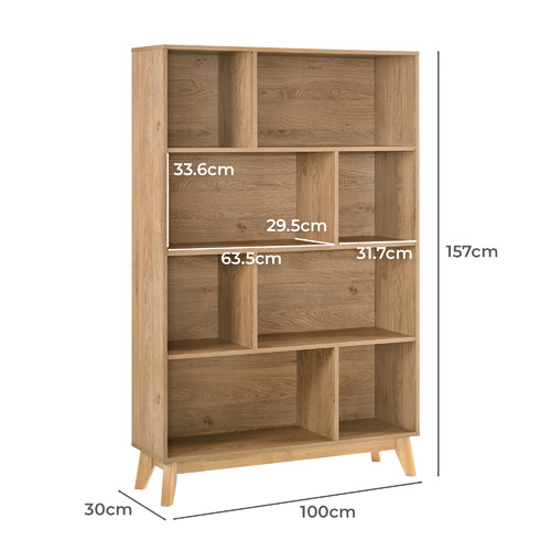 Anderson-8-Shelf-Bookcase
