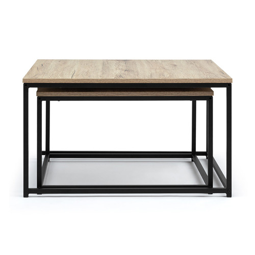 Core Living 2 Piece Elliot Nesting Coffee Table Set Temple & ster