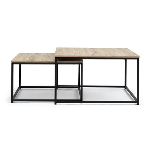 Core Living 2 Piece Elliot Nesting Coffee Table Set Temple & Webster