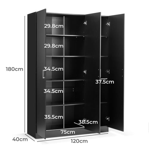 Vanica 3 Door Storage Cupboard
