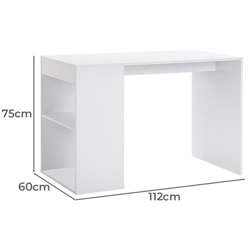 Core Living Alquist 2 Shelf Desk | Temple & Webster