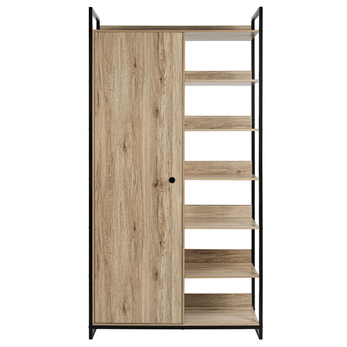 Hensley 7 Shelf Wardrobe
