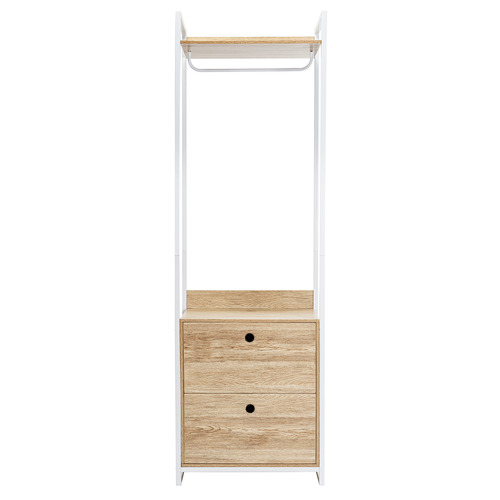 Hensley 2 Drawer Open Wardrobe