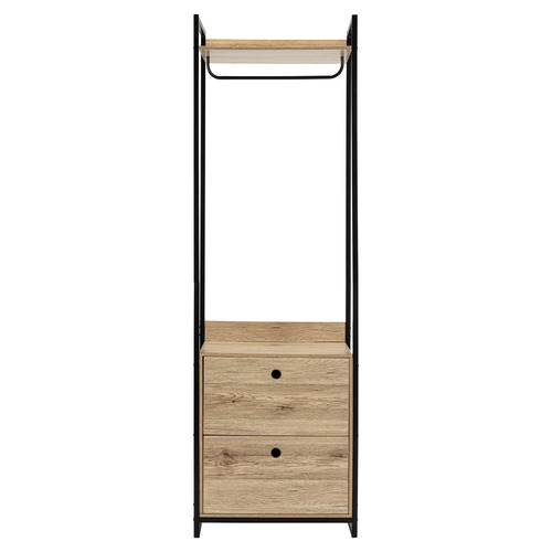 Hensley 2 Drawer Open Wardrobe