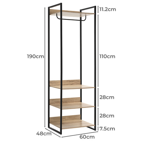 Hensley Open Wardrobe