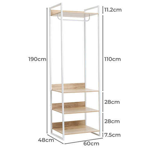 Hensley Open Wardrobe