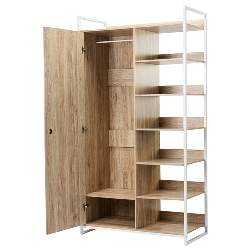 Hensley 7 Shelf Wardrobe