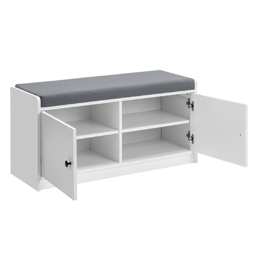 Core Living Sloane 2 Door Shoe Storage Bench | Temple & Webster