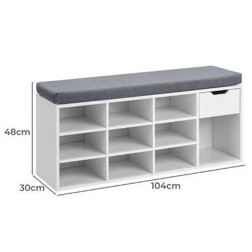 Sabrina 1 Drawer Shoe Storage Bench