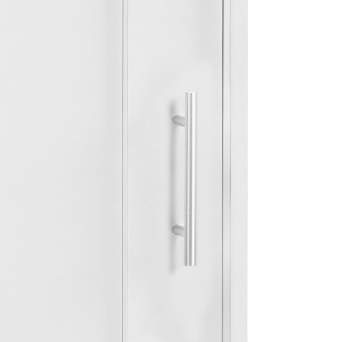White Flair 4 Shelf Wardrobe