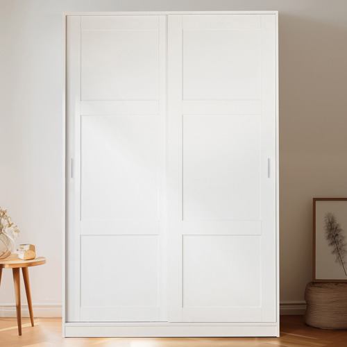 White Flair 4 Shelf Wardrobe