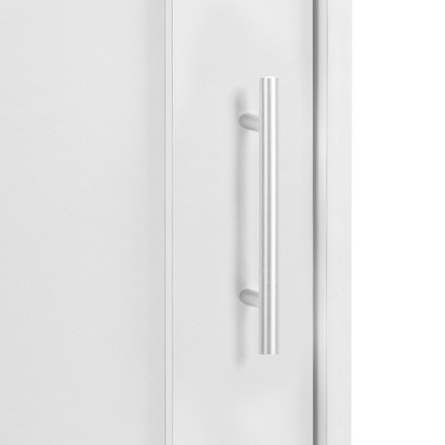 White Flair 2 Drawer Wardrobe
