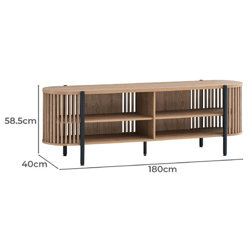 Adelai 4 Shelf TV Unit