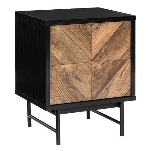 Colbert 2 Drawer Bedside Table