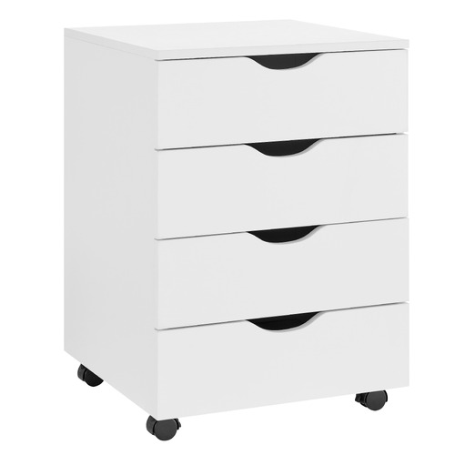 Core Living Leola 4 Drawer Mobile Pedestal | Temple & Webster