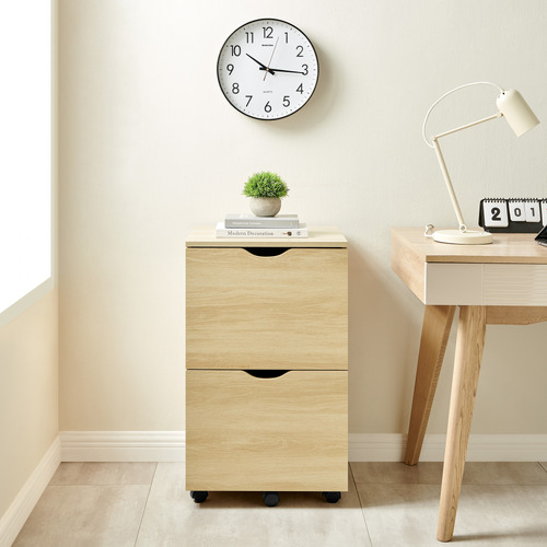 Leola-2-Drawer-Mobile-Pedestal