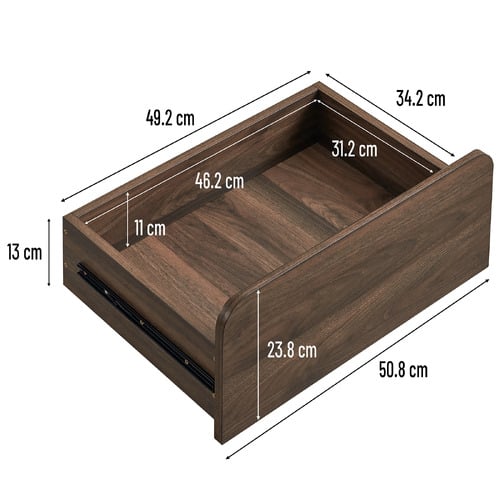 Pulso 1 Drawer Bedside Table
