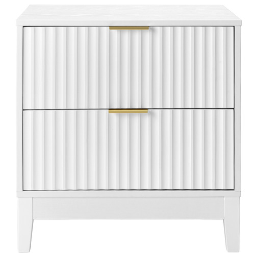Decoris-2-Drawer-Ribbed-Bedside-Table