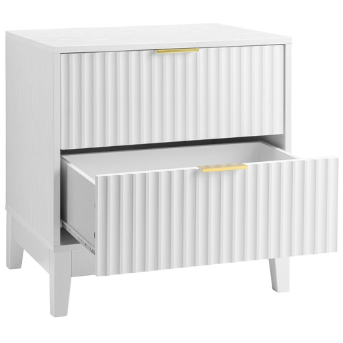 Decoris-2-Drawer-Ribbed-Bedside-Table
