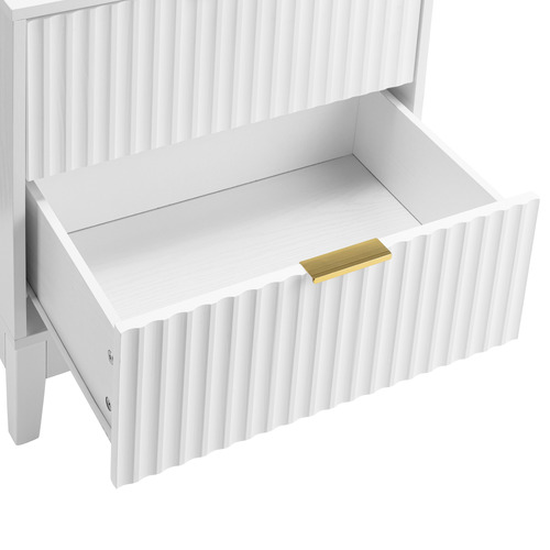Decoris-2-Drawer-Ribbed-Bedside-Table