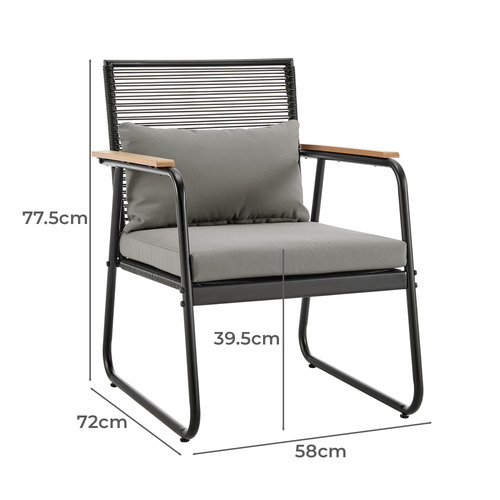 Esen Outdoor 2 Person Lounge Set