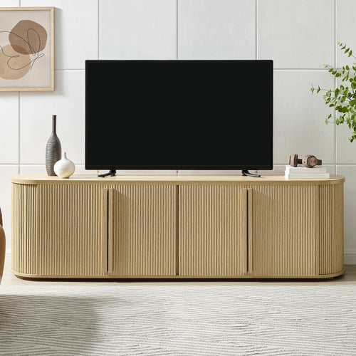 Adrian Fluted 4 Door TV Unit