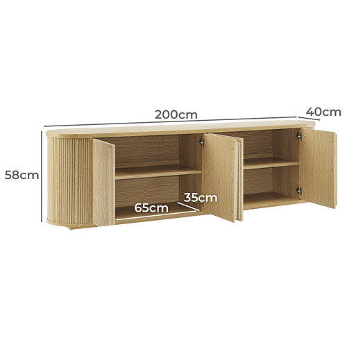 Adrian 4 Door Entertainment Unit
