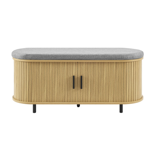 48cm Ragnar 2 Door Shoe Storage Bench