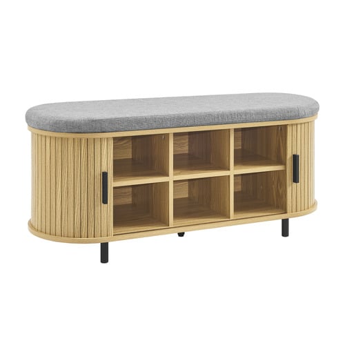 48cm Ragnar 2 Door Shoe Storage Bench