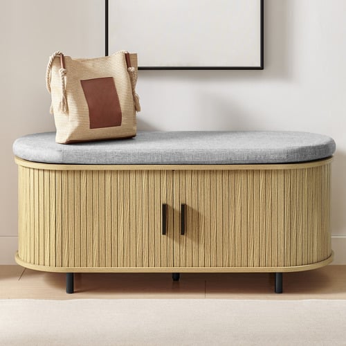 48cm Ragnar 2 Door Shoe Storage Bench