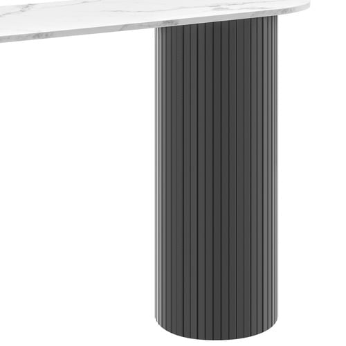 Ragnar Faux Marble Console Table